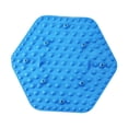 thumbnail image 3 of Almohadilla de masaje de pies, alfombrilla de acupuntura, alfombrilla de juego para masaje de suelo, almohadilla de masaje de puntos de presión Hexágono azul, 3 of 9