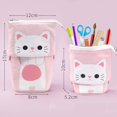 thumbnail image 2 of Cartoon Stand Up Trousse, Healwe Mignon Chat Debout Porte-Plume, 2 of 5