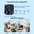 thumbnail image 2 of LCD Digital Display Coin Counting and Sorting Machine, Automatic Wrapping, Fast Accurate Sorting - 270 Coins/Min, 2 of 11