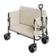 thumbnail image 1 of VEVOR - Carrito plegable 2 en 1, con capacidad de 250 kg y 220 l, se convierte en banco, con asa ajustable, ideal para exteriores, compras, camping y jardinería., 1 of 9