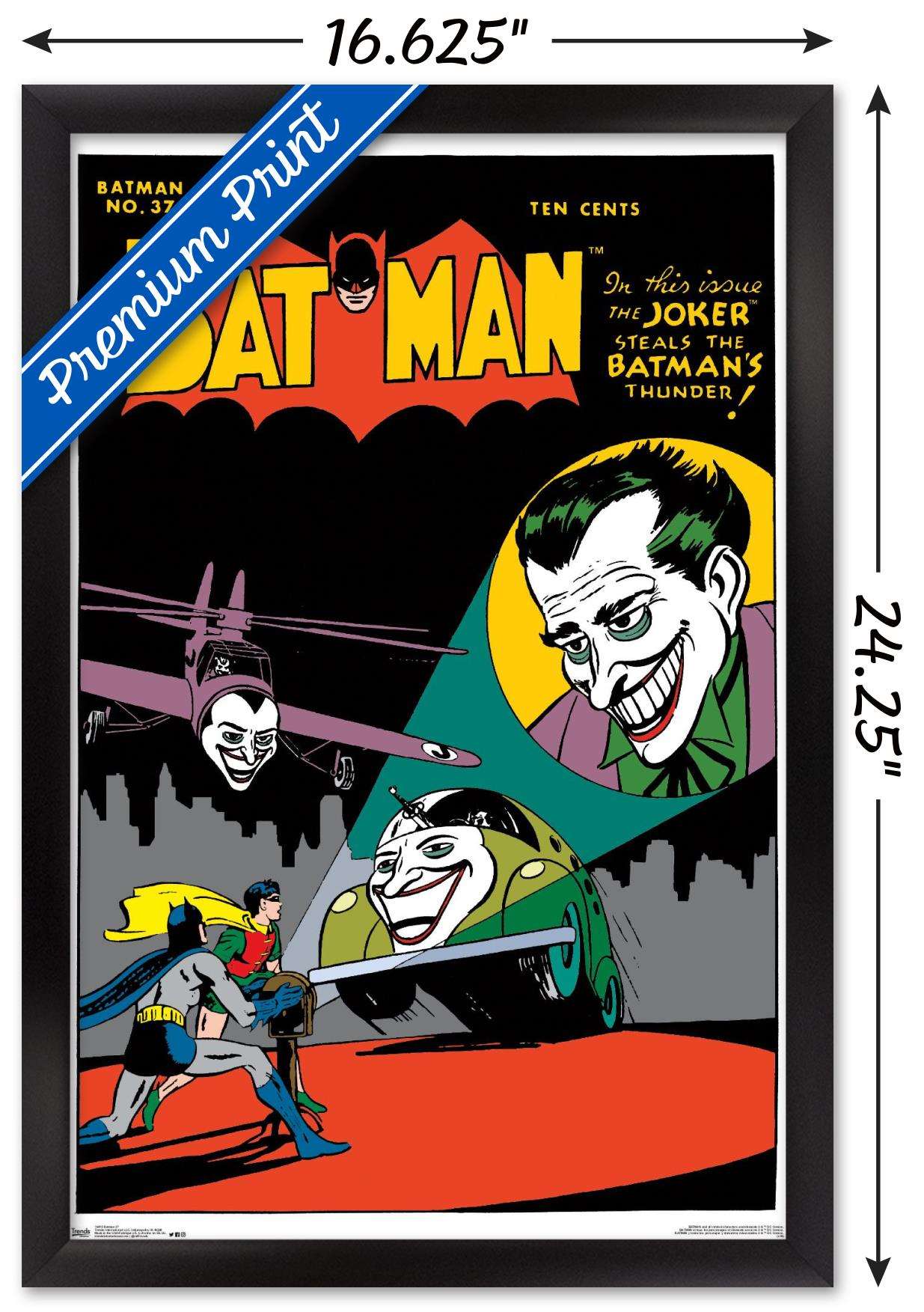 DC Comics - Batman - Cover #37 Wall Poster, 14.725" x 22.375", Framed