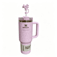 thumbnail image 1 of Stanley 1913 x LoveShackFancy Quencher H2.0 FlowState Tumbler 40oz Limited Edition Solid Pink Insulated Stainless Steel Cup with Handle & Straw LoveShackFancy Pink, 1 of 3