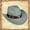 Grey, variant on BAODANN Western Style Cowboy Hat With Cow Head Decoration Outdoor Outing Casual Style Sun Hat Cowboy Hat for Women Cowboy Hat Light up Farmer Hat Beaver Cowboy Hats for Men Cow Boy Hats Women