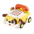 thumbnail image 2 of Juguete de teléfono para bebé, juego de teléfono móvil, juguete educativo para bebés, niños y niñas. amarillo, 2 of 9