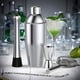 thumbnail image 5 of El sueño del conocedor de cócteles, kit de barman de 15 piezas con soporte de bambú, coctelera de acero inoxidable de 550 ml, juego completo de herramientas de barra que incluye una guía de recetas, 5 of 7
