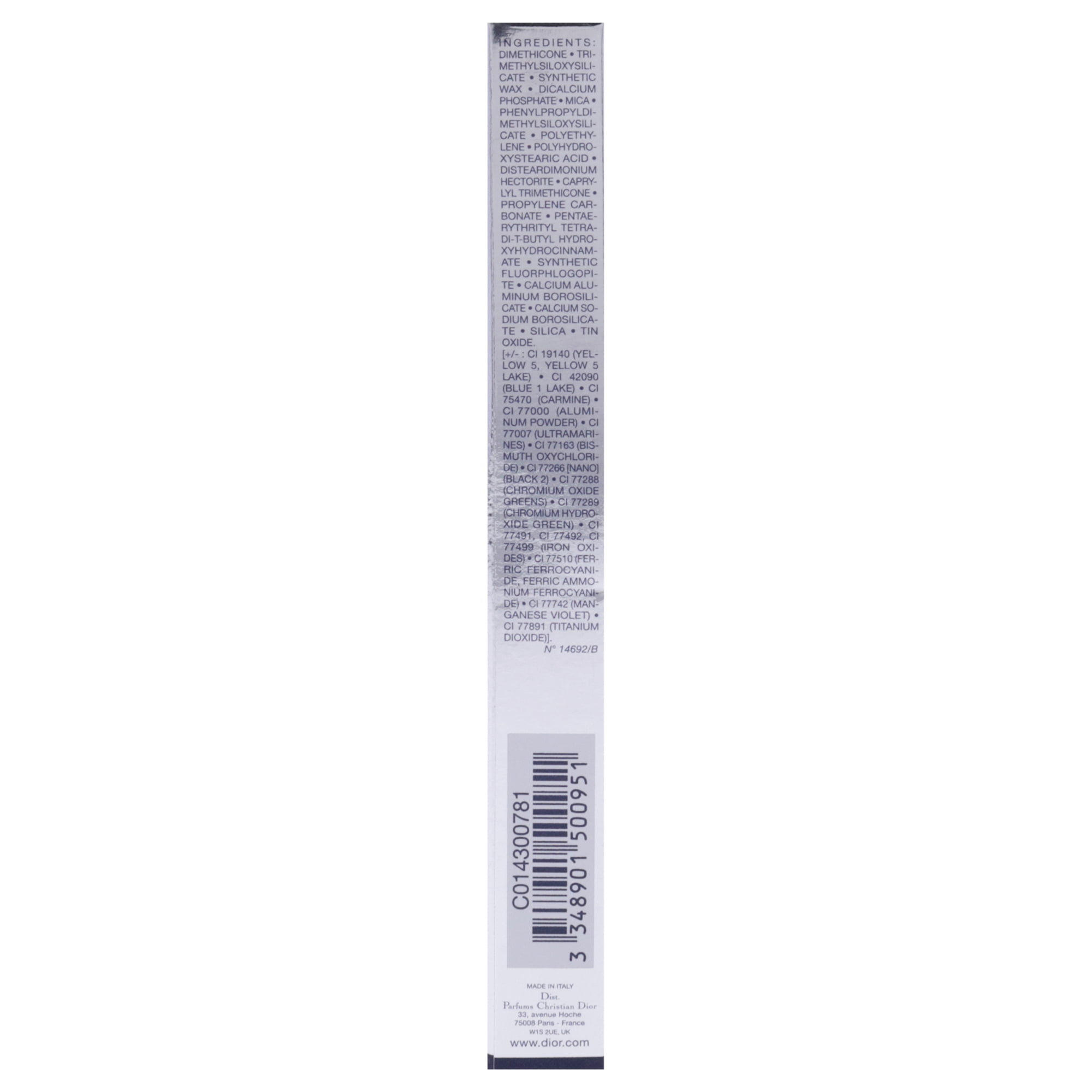 Christian Dior Diorshow 24H Stylo Waterproof Eyeliner - 781 Matte Brown , 0.007 oz Eyeliner