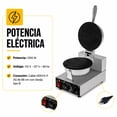 thumbnail image 4 of Maquina para Hacer Marquesitas GUTSTARK Individual Temperatura Ajustable Conos Barquillos Maquina industrial Plancha para Marquesitas, 4 of 9