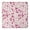 Pink Pioneer Flower, variant on Teal Paisley Pattern Square Fitted Tablecloth with Elastic Edge,Square Table Cover,Washable Elastic Table Cover for Home Kitchen Party Decor 34"x34"