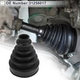 thumbnail image 3 of Unique Bargains No.31256017 Inner CV Joint Boot Kit with Clamps for Volvo C30 2007-2013, 3 of 7