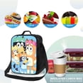 thumbnail image 4 of Lsque Bluey Lunch Bag Lunch Box for Women Men Reusable Insulated Lunch Tote Bag,Leakproof Thermal Cooler Sack Food Handbags Case High Capacity, 4 of 9
