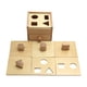 thumbnail image 1 of Clasificador de formas con bloques de formas, educativo, aprendizaje, cubo de actividades de juguete Montessori de desarrollo temprano para niños y, 1 of 9