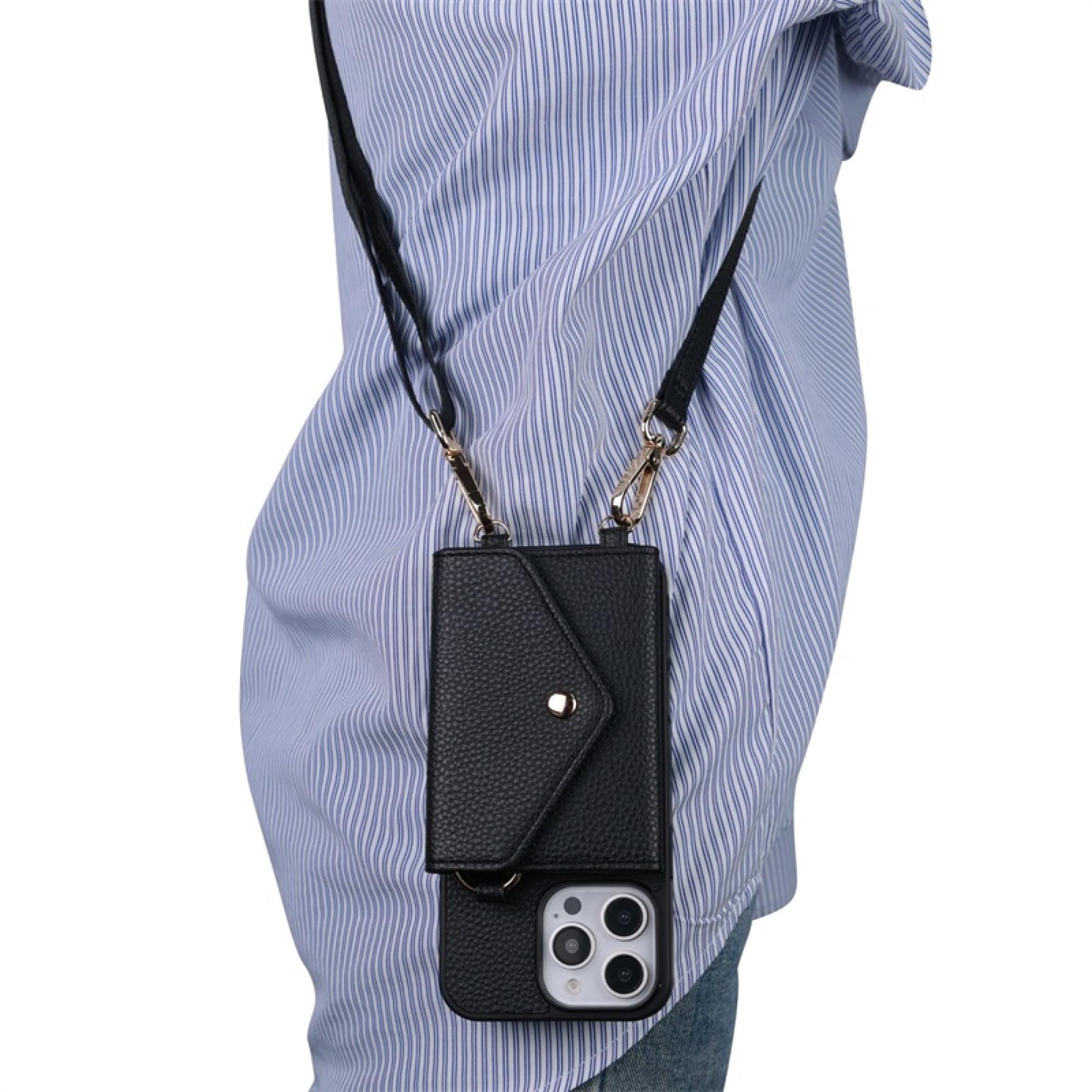 Crossbody Wallet Case with Card Holder & Kickstand compatiable with iPhone 16 Pro