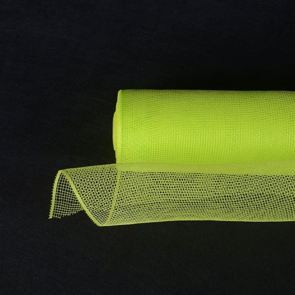 Apple Green - Floral Mesh Wrap Solid Color - ( 10 Inch x 10 Yards )