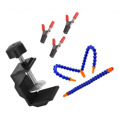 

3 Arms Soldering Stations Desk Clamp Set W/ Alloy Base