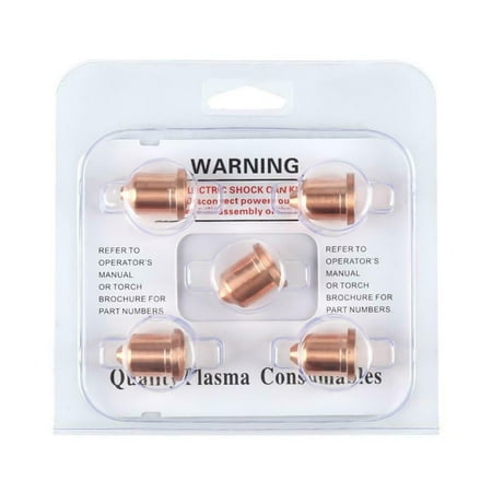 

Gerich 5 Pcs 220941 Plasma Cutter Nozzle Tips for MAX65 Plasma Cutting Torch Consumable