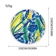 thumbnail image 2 of Tropical Banana Leaf Oversized Beach Towel, 60 Inch Microfiber Sandproof Floor Mat, Quick-Dry for Pool & Camping, 2 of 2
