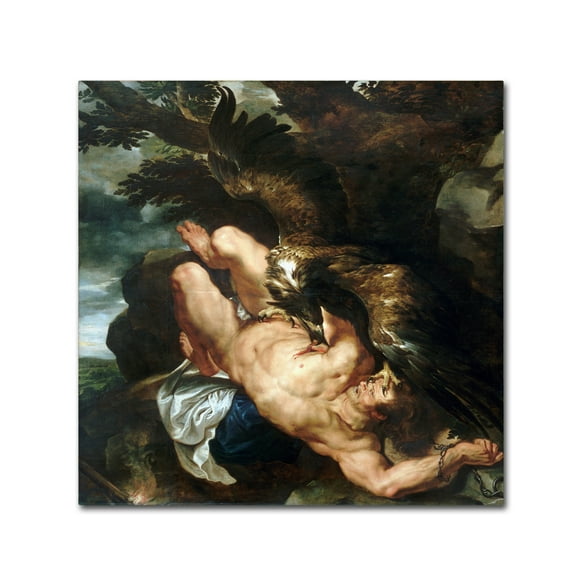 Trademark Fine Art 'Prometheus Bound' Canvas Art by Peter Paul Rubens
