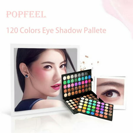 Eye Shadow 120 Colors Eyeshadow Eye Shadow Palette Colors Makeup Kit Eye Color Palette Halloween Makeup Palette Matte and Shimmer Highly Pigmented Professional Cosmetic