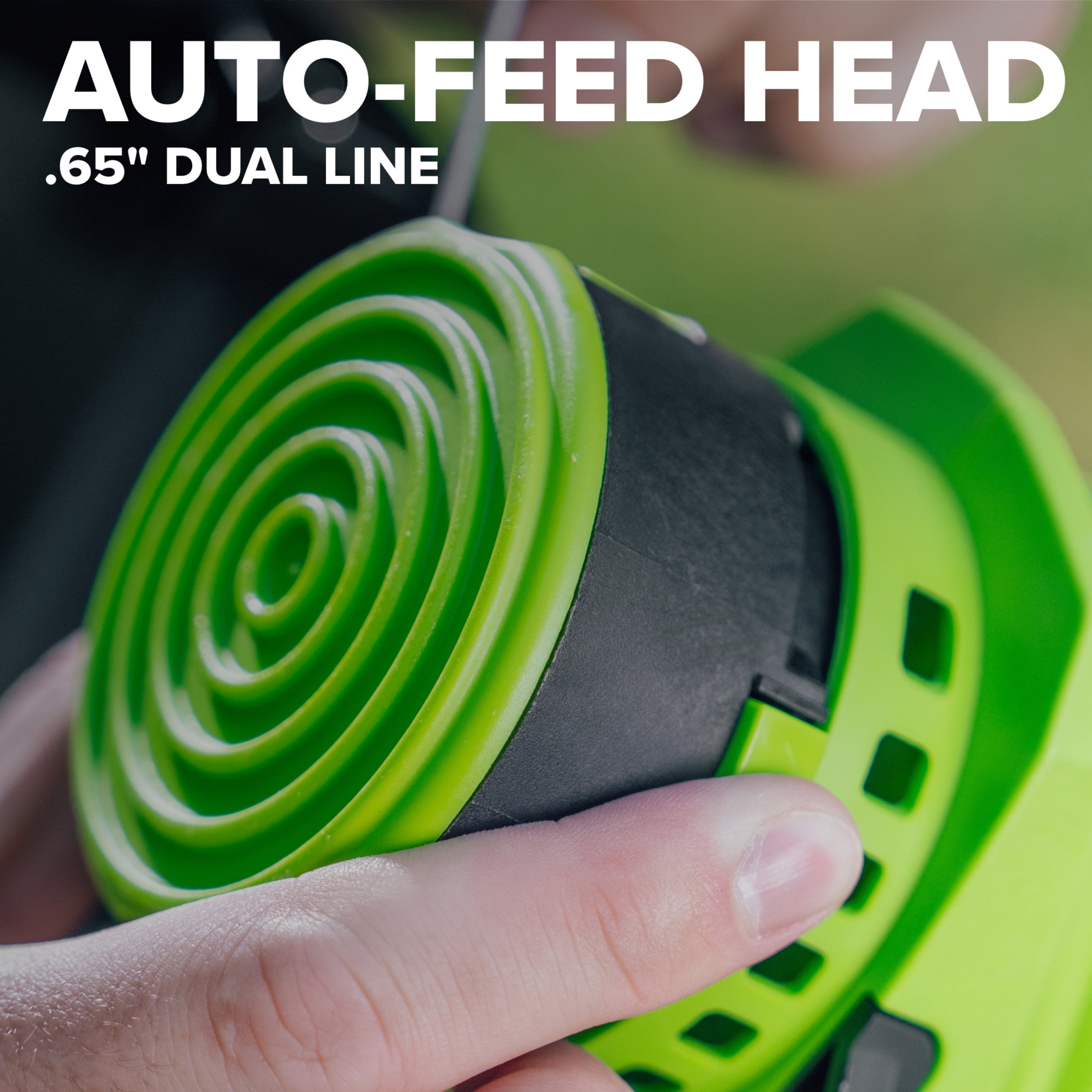 Greenworks PowerAll 24V Brushless 12" String Trimmer, with 3.0 Ah USB-C Battery, 30W USB-C Charger and Cable, ST1222A1