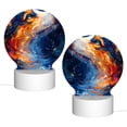 thumbnail image 2 of Sikiie Galactic Dog Swirls Art Acrylic Night Light Gift Custom Acrylic Night Light LED Lights for Bedroom Home Office, 2 of 9
