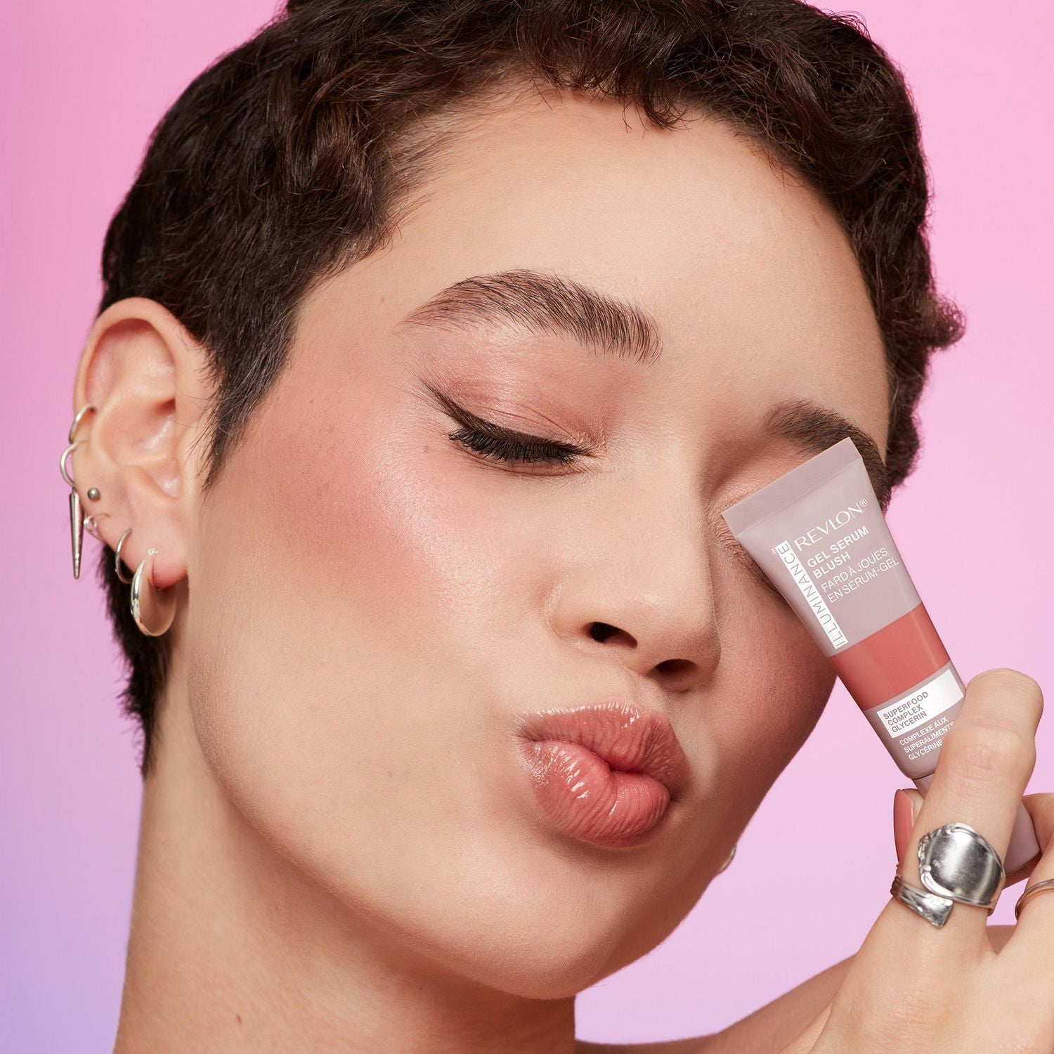 Revlon Illuminance™ Gel Serum Blush, Dewy Finish, 0.37 fl oz.