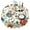 flowers-253, variant on Round Tablecloth Spring Summer flower Table Cover 60 x 60 Inch Round for Dinner Party Picnic