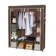 thumbnail image 5 of Ktaxon Non-Woven Fabric Portable Closet Organizer Storage with 14 Shelves, Brown, 5 of 7