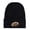 Black, variant on Realistic Super Bowl Football Embroidered Acrylic Knit Beanie, Soft Stretchy Daily Matching Hat, Perfect Unisex Gift for Men & Women