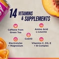 thumbnail image 5 of FITAID ENERGY, 200mg Natural Caffeine, Peach Mandarin, 12-oz (Pack of 24), 5 of 7