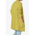 thumbnail image 4 of TheMogan Women's PLUS Loose Fit Popcorn Knit Long Sleeve Pocket Open Sweater Cardigan, 4 of 6