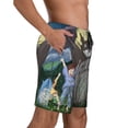 thumbnail image 3 of Totoro Men's Swim Trunks Quick Dry Beach Board Shorts with Pockets Mesh Lining Bathing Suits, 3 of 7