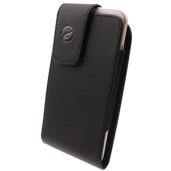 Leather Case Belt Clip for iPhone 13 Mini - Swivel Holster Vertical Cover Pouch