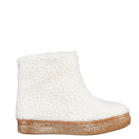 

KIDPIK Girls Sherpa Boot Size: 7 Toddler - 6 Youth