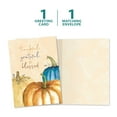 thumbnail image 5 of Tree-Free Greetings Thanksgiving Greeting Card, 5x7, Thankful Pumpkins (GO63066), 5 of 7