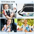 thumbnail image 5 of 2-Pack Seat Belt Covers with Flannel Seatbelt Shoulder Strap Case Adjustable Straps Soft Padding for Car Watercolor White Daisies Medium, 5 of 8