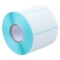 ITSELFER Self Adhesive White Label Roll for Printing Address Mailing