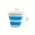 thumbnail image 6 of Household plastic bucket portable folding bucket Outdoor folding bucket Car wash driver bucket portable fishing bucket, 6 of 8