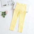 thumbnail image 5 of 3PCS Girls' Skinny Fitted Pull On Jeggings Toddler Baby Girls Candy Color Solid Color Basic Leggings Casual Kids Tight Pants 4-5 Years, 5 of 9