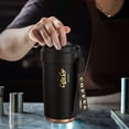 thumbnail image 4 of TUOBARR 316 Food Grade Stainless Steel Vintage Smart Ceramic Lined Coffee Mug Insulated Mug Sport Mug, 4 of 5