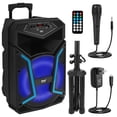 thumbnail image 1 of Sistema de altavoces PA Bluetooth portátil Pyle PPHP122SM 800W, 1 of 7