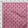 thumbnail image 2 of oneOone Tissu Jersey Viscose Feuilles & Floral Imprimé au Mètre 60 Pouces de Large, 2 of 5