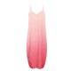 thumbnail image 5 of ICHUANYI Clearance Women Loose Pocket V-Neck Gradient Printing Sleeveless Loose Casual Sling Long Dress(Pink, S) ICHUANYI WER2023081110343, 5 of 5
