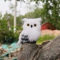 thumbnail image 4 of Simulated Plush Owl, Fake Owl, Furry Owl, Christmas Ornament Owl, Christmas Tree Decorations, Christmas Hanging Ornaments, 4 of 5