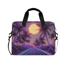 FORMRS 16" Laptop Sleeve Bag Carrying Case with Handle Travel Shoulder Briefcase, Night Purple Road