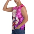 thumbnail image 3 of My Hero Academia Himiko Toga Men's Tank Top Lightweight Summer Sleeveless Tee Shirt Muscle Tank Tops Workout T-Shirts Casual Athletic Undershirts, 3 of 7