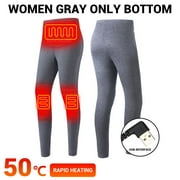 Ploreser Women Men Heating Clothing Intelligent Constant Temperature Suit Winter Heated Underwear USB Hot Clothes Thermal Underwear (10000mAH Power Supply Optional)