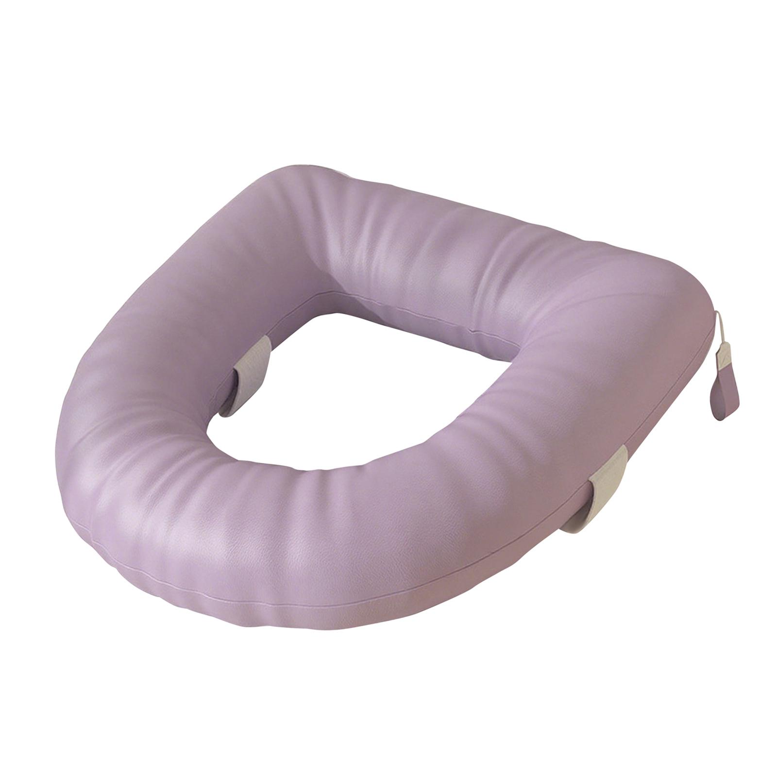 Raised Toilet Seat Soft Cushion Universal Pad Waterproof Easy Clean EVA for Elderly Bathroom Home Use