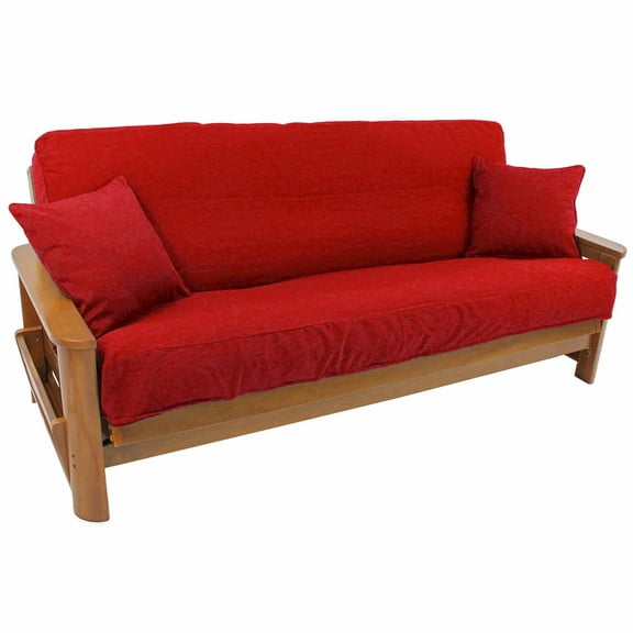 Blazing Needles 8 to 9-inch Full Cover Set with Two 18-inch Throw Pillows (Set of 3)