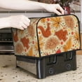 thumbnail image 7 of Daiia Autumn Animal Maple Leaves Pattern 4 slice Toaster Cover, Toaster Appliance Dust-proof Cover For Kitchen Small Appliance Dust Cover and Fingerprint Protection, 7 of 7