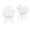 thumbnail image 1 of Heavenly Collection Clear Acrylic Bucket Chairs, 1 of 3